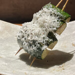 炭焼 おかげさん - ズッキーニベコリーのチーズ