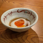 Yakitori Akira - お通し　ヴェルサイユの卵　濃くて美味しかった