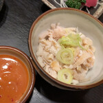 天龍 - 旦那さんのお目当て  センマイ刺身  これ確か2人前だったはず  めちゃくちゃ食うやん(  ･᷄∀･᷅)･᷄∀･᷅)･᷄∀･᷅)www