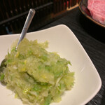 天龍 - タン塩のネギ   これもかなり多め