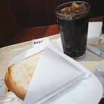 DOUTOR COFFEE - ホットモーニングセット　アイスコーヒーで　全景