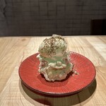 農家ベーコンとトリュフウフマヨのポテサラ