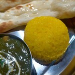インド料理 ラジャン - ライスは日本米　良い色だ(^^♪