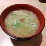 大船鮨 - セットのお味噌汁