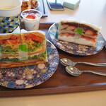 コウジ サンドイッチ - モーニングセット＋1