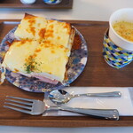 コウジ サンドイッチ - 白のクロックムッシュ