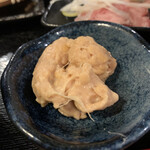 Nakaochi Hyakuenno Izakaya Maguronchi - 納豆です。見た目が変わっていて手をつけられませんでした。