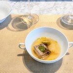 La Brianza - 牛タンボリートミストチェルムーラソース聖護院大根。