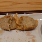 肉料理ふくなが - コロッケの断面