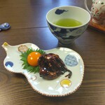 うなぎ亭 友栄 - 肝焼き＝割きたての肝ーたれ味