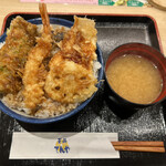 天丼てんや - トリオスター天丼 特盛