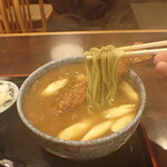 Imaizumi - 大海老フライ入りカレー南蛮そば（麺）