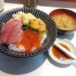 Kanno - 本マグロ三種盛り丼(大) 2,500円