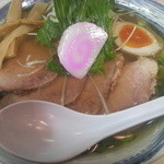 晴 - 冷しラーメン しお(ニボニボ)