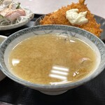 Sashimi Washoku Asahiya - ノドグロのアラ汁