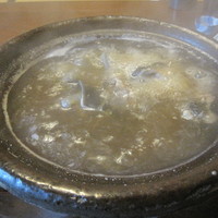 大市 - すっぽん鍋が煮えたぎってます