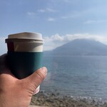 シアトルズベストコーヒー - 桜島を見ながら