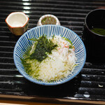 蓬左茶寮 - 松葉蟹とアオサ海苔のお茶漬け