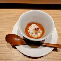 焼うおいし川  六本木凛華楼 - 白子のジュレ