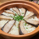 日本酒キッチン YODARE - 寒ぶりと生姜の土鍋御飯
