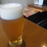 鶏ゆう - お疲れ生セットの生ビール