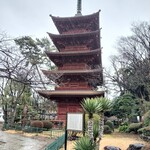 額堂 - 法華経寺　五重塔