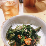 大衆酒場かどや - キムチわかめナムル