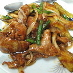 中華料理 新三陽 - 茄子味噌炒め