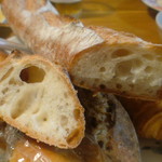 Boulangerie Queue - バケットの断面　この気泡がいいですよね＾＾