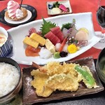 Sushi Kappou Midori - 本日の刺身御膳ランチ