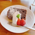 カフェ ノースライト - 本日のケーキ　チョコレートシフォン 550円（税込）