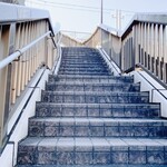 カフェ ノースライト - 田端高台通りに上がる階段