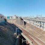 カフェ ノースライト - 窓際カウンター特等席からの眺め