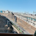 カフェ ノースライト - 3線揃い踏み　待った甲斐がありました！