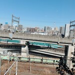 カフェ ノースライト - 田端新幹線車庫にはやぶさが3両も停車中