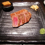 鉄板焼きgrow - 赤城牛　サーロインステーキ
      
      
      