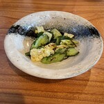炭焼うな富士 - 胡瓜とキャベツの和え物