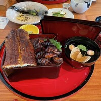 炭焼うな富士 白壁別邸 - 肝入り特上うな重