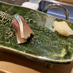 Sushi Tempura Hidari Uma - せっかくなので握りからおすすめ金鯖をチョイス