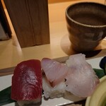 Yoniki - 和定食 1,800円(税込)、自作お寿司