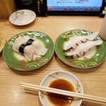 回転寿し トリトン - いつものタコタコ攻め。