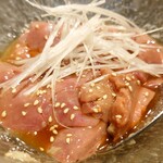 鶏料理・水炊きのお店 シリウス - 鶏レバ刺し