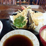ほたて - てんぷら定食