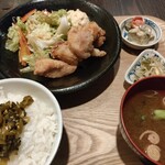 Jonino Karaage - 日替わり定食　800円