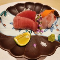 のどぐろ割烹 一心 別邸 - 本日のお造り､本鮪､黒むつ