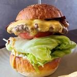 Gri iron griddle & Burger - ベーコンチーズバーガー