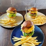 Gri iron griddle & Burger - ベーコンチーズバーガー