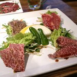 焼肉の古賀 - 特選4種盛り