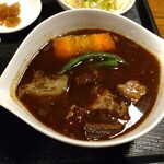 エブラック - 牛すじスープカレー。