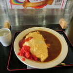 伊賀ドライブイン - ジャンボオムカレー1,180円